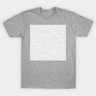 Gray Mushroom Texture T-Shirt